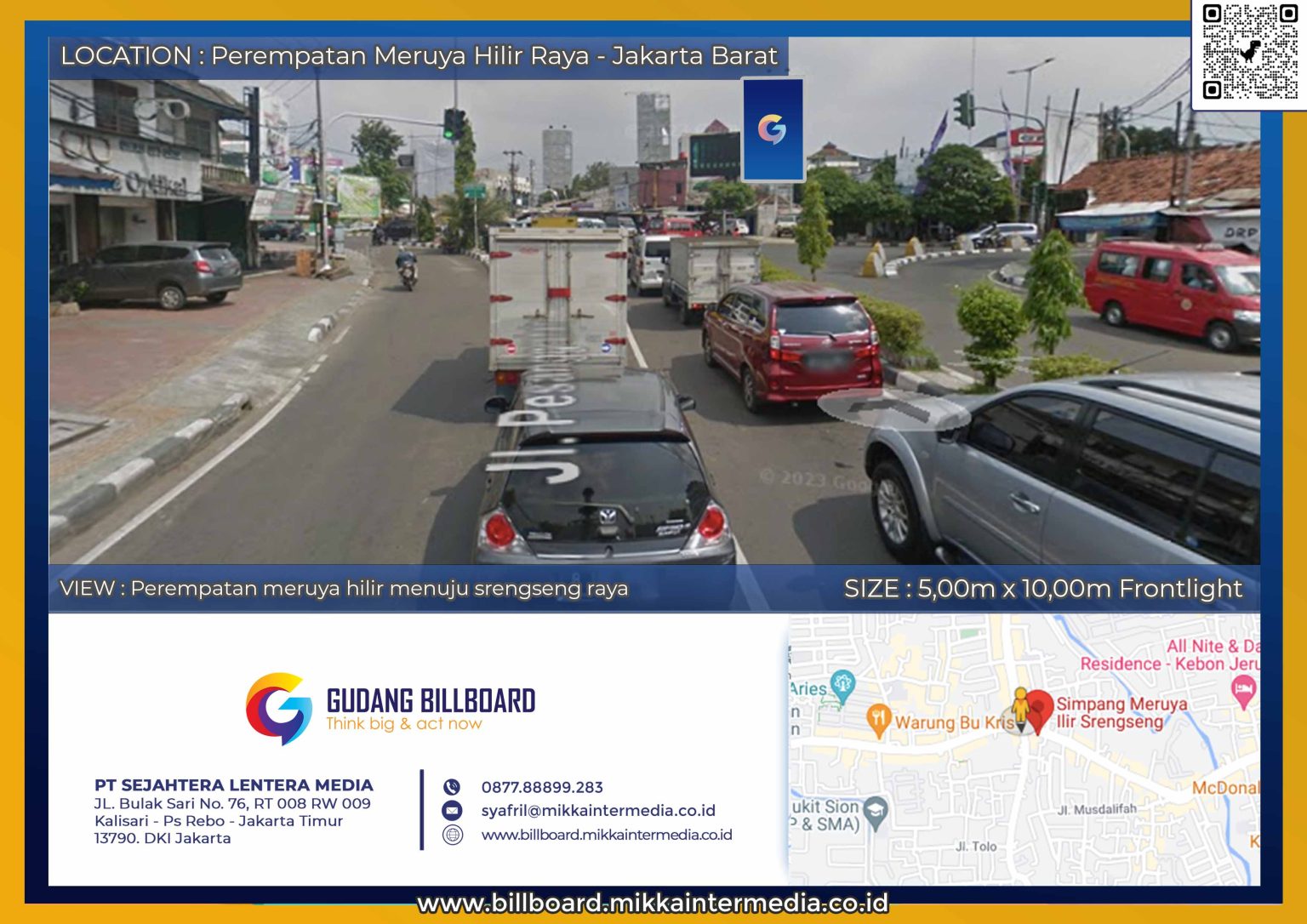 billboard led meruya Hilir Jakarta Barat